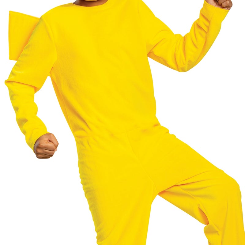 Disguise Pokemon Pikachu Costume for Kids, Official Pokemon Costume Jumpsuit, Medium (7-8) - Image 4